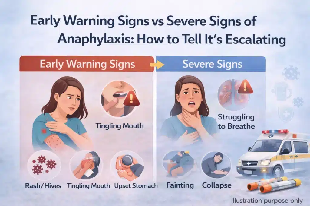 symptoms of anaphylaxis